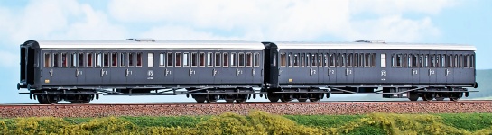 ACME 55308 - H0 - 2-tlg. Set Personenwagen Az57 und Bz39, Ep. IV, FS